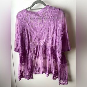Light purple cardigan/duster